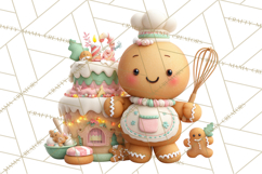 Cozy Christmas Clipart, Warm Winter Holiday PNG Product Image 3