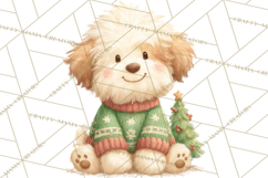Cozy Christmas Clipart, Warm Winter Holiday PNG Product Image 2