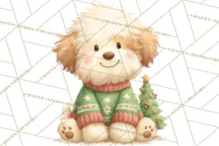 Cozy Christmas Clipart, Warm Winter Holiday PNG Product Image 2