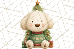 Cozy Christmas Clipart, Warm Winter Holiday PNG Product Image 3