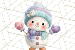 Cozy Christmas Clipart, Warm Winter Holiday PNG Product Image 3