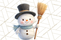 Cozy Christmas Clipart, Warm Winter Holiday PNG Product Image 2