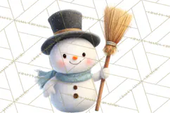 Cozy Christmas Clipart, Warm Winter Holiday PNG Product Image 2