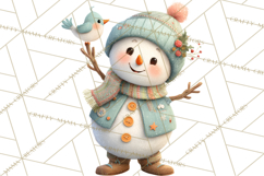 Cozy Christmas Clipart, Warm Winter Holiday PNG Product Image 3