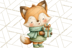 Cozy Christmas Clipart, Warm Winter Holiday PNG Product Image 3