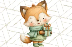 Cozy Christmas Clipart, Warm Winter Holiday PNG Product Image 3