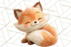 Cozy Christmas Clipart, Warm Winter Holiday PNG Product Image 4