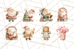Cozy Christmas Clipart, Warm Winter Holiday PNG Product Image 5