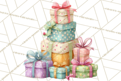 Cozy Christmas Clipart, Warm Winter Holiday PNG Product Image 3