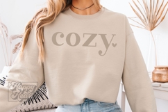 Cozy SVG PNG - Sweater Weather Lets Get Cozy - Cozy Season Product Image 2