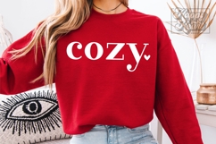 Cozy SVG PNG - Sweater Weather Lets Get Cozy - Cozy Season Product Image 4