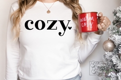 Cozy SVG PNG - Sweater Weather Lets Get Cozy - Cozy Season Product Image 5