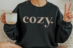Cozy SVG PNG - Sweater Weather Lets Get Cozy - Cozy Season Product Image 6