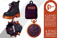 90s Mall Goth Plush Sublimation Product Image 1