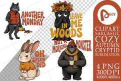 Autumn Bigfoot Sarcastic Sublimation Product Image 1