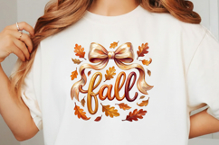 Cozy Autumn Bow PNG Product Image 3