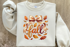 Cozy Autumn Bow PNG Product Image 4