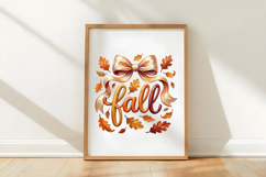 Cozy Autumn Bow PNG Product Image 5