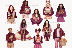 GlamArtZhanna, Autumn clipart, Autumn clip art, Fall clipart, Fall png, Burgundy autumn png, Autumn home clipart, Autumn reading png, Cozy home clip art, Autumn library png, Cozy autumn clipart, Autumn girl clipart, Pumpkin clipart, Autumn graphics