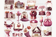 GlamArtZhanna, Autumn clipart, Autumn clip art, Fall clipart, Fall png, Burgundy autumn png, Autumn home clipart, Autumn reading png, Cozy home clip art, Autumn library png, Cozy autumn clipart, Autumn girl clipart, Pumpkin clipart, Autumn graphics