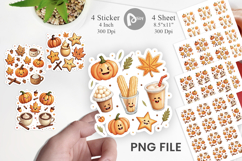 Cozy Autumn Cookies Sticker Product Image 1