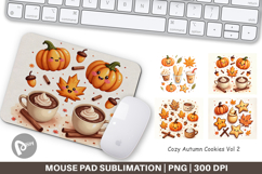 Cozy Autumn Cookies Mouse Pad Product Image 1