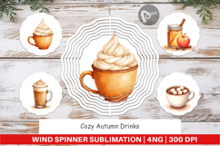 Wind Spinner Autumn Drinks Product Image 1
