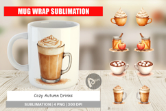 Mug Wrap Autumn Drinks Product Image 1