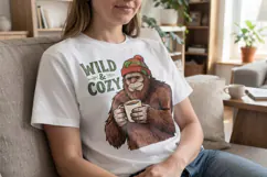 Autumn Flannel Bigfoot Sublimation Product Image 3