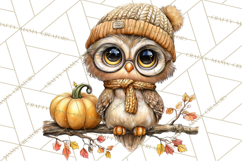 Cozy Autumn Harvest Animals and Props, Fall Clipart, PNG Product Image 4