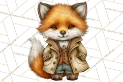 Cozy Autumn Harvest Animals and Props, Fall Clipart, PNG Product Image 5