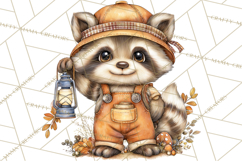 Cozy Autumn Harvest Animals and Props, Fall Clipart, PNG Product Image 2