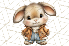 Cozy Autumn Harvest Animals and Props, Fall Clipart, PNG Product Image 2