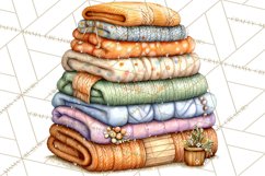 Cozy Autumn Harvest Animals and Props, Fall Clipart, PNG Product Image 5