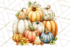 Cozy Autumn Harvest Animals and Props, Fall Clipart, PNG Product Image 2