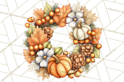 Cozy Autumn Harvest Animals and Props, Fall Clipart, PNG Product Image 2