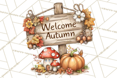 Cozy Autumn Harvest Animals and Props, Fall Clipart, PNG Product Image 5