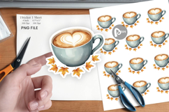 Cozy Autumn Treats Sticker Product Image 1