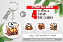 Cozy Autumn Dreams Keychain Product Image 1