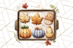 Fall Baked Goods Clipart Autumn Desserts Thanksgiving Treats Product Image 4
