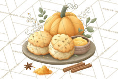 Fall Baked Goods Clipart Autumn Desserts Thanksgiving Treats Product Image 5
