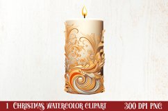 Cozy Boho Christmas Sublimation Clipart, Christmas PNG Product Image 1