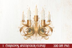 Cozy Boho Christmas Sublimation Clipart, Christmas PNG Product Image 1