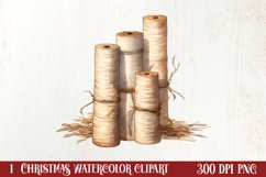 Cozy Boho Christmas Sublimation Clipart, Christmas PNG Product Image 1