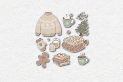 Christmas Stickers Sheet, Printable Stickers Product Image 2