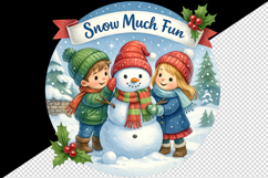 Cozy Christmas tumbler, mug wrap, clipart sublimation png Product Image 2