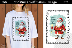 Trendy Christmas Quotes T Shirt Sublimation|Cookies|Santa Product Image 1