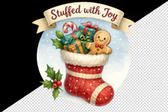Cozy Christmas tumbler, mug wrap, clipart sublimation png Product Image 2