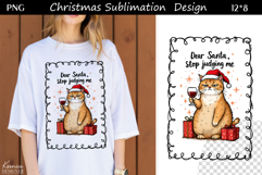 Trendy Christmas Quotes T Shirt Sublimation|Cat Product Image 1