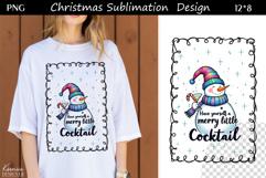 Trendy Christmas Quotes T Shirt Sublimation|Snowman Product Image 1